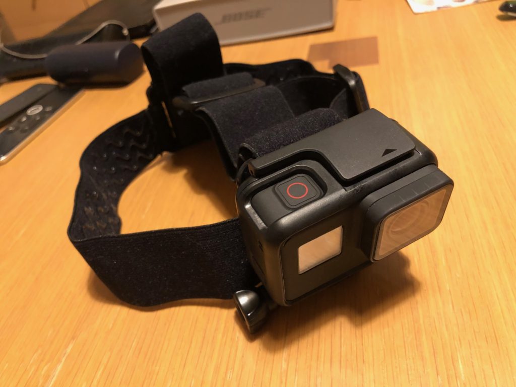 2代目 ウェアラブルカメラ GoProHERO7Black ヘッドバンド装着