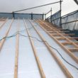 ２層目屋根　通気垂木　作業状況